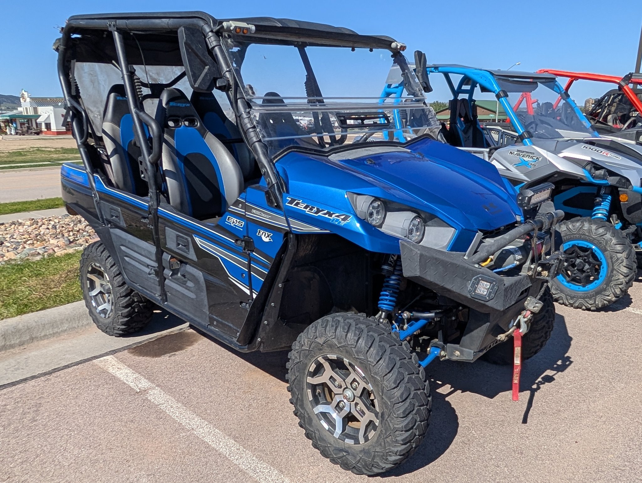 Used 2018 Kawasaki Teryx4 LE Candy Plasma Blue | Utility Vehicles