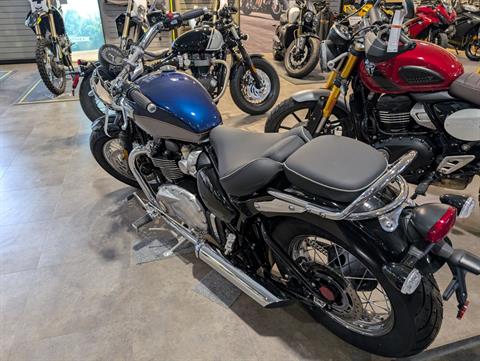 New 2025 Triumph Bonneville Speedmaster Pacific Blue / Silver Ice