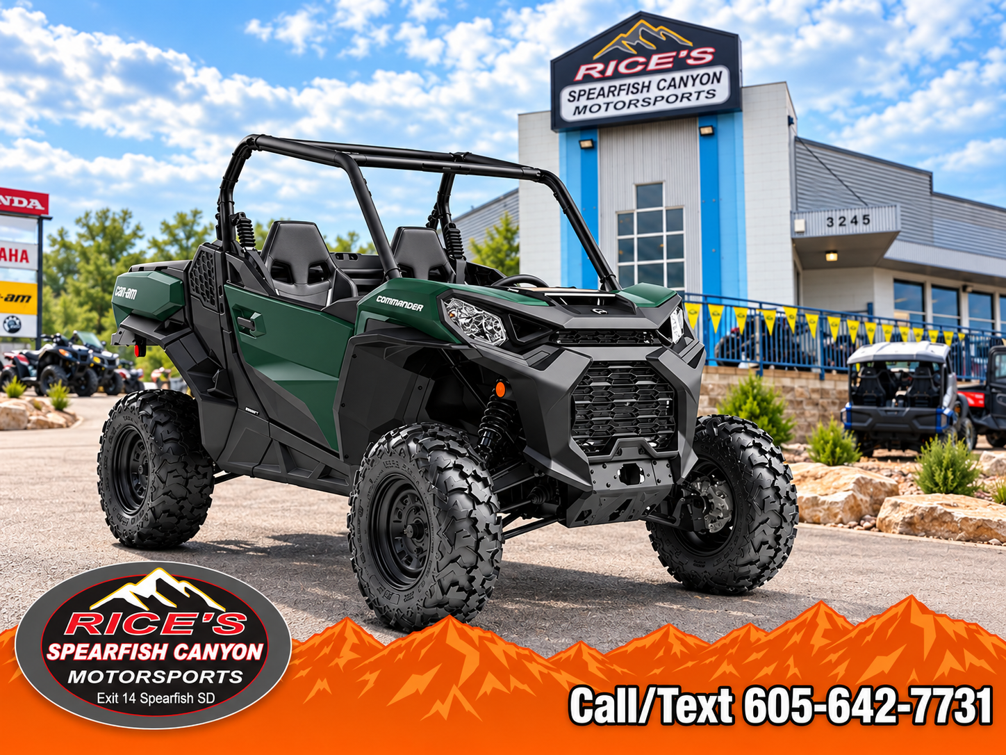 Used 2023 Can-Am Commander DPS 700 Tundra Green | Utility Vehicles