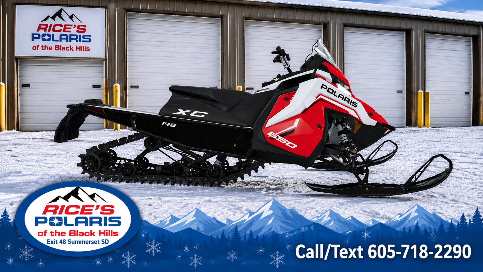 2027 Polaris 650 Switchback XC 146 Indy Red 1.6 7S ES for sale 1155624