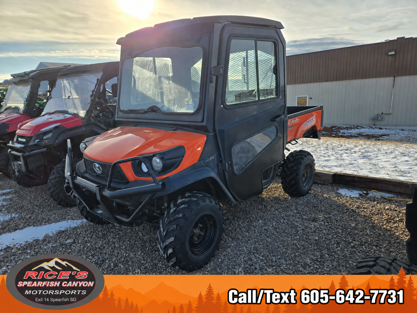 GX1000 aceトラック スピットファイア minilogo コンプリート Used 2021 Kubota RTV-XG850 Sidekick General Purpose Kubota Orange
