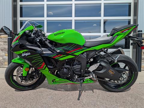 Used 2024 Kawasaki Ninja ZX-6R ABS KRT Edition Lime Green