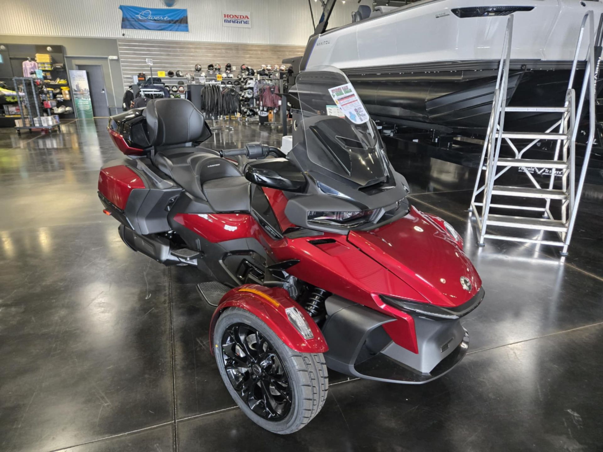 New 2025 Can-Am Spyder RT Limited Deep Marsala Metallic