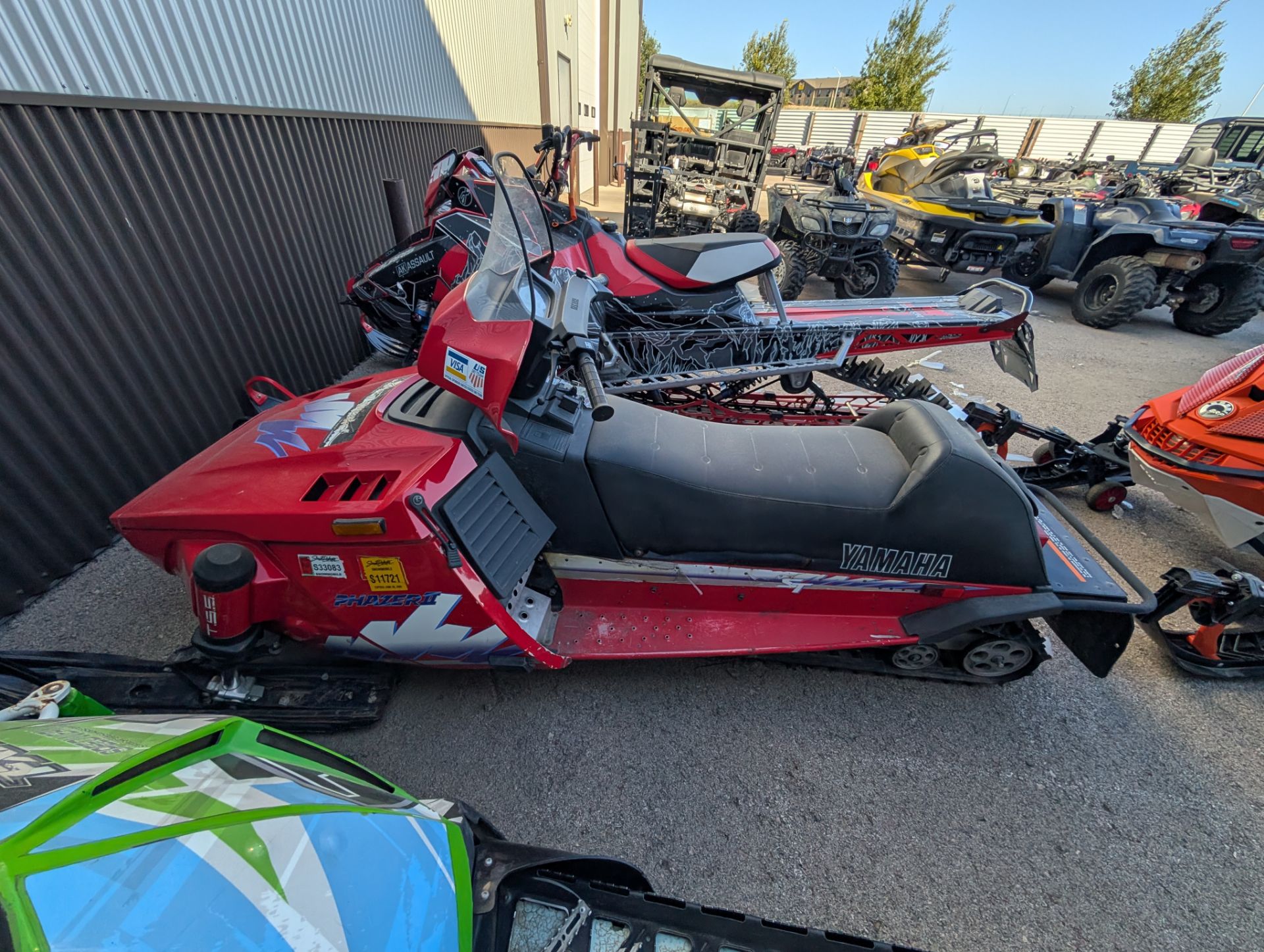 Used 1993 Yamaha PHAZER II RED | Snowmobiles for Sale at Rice's in