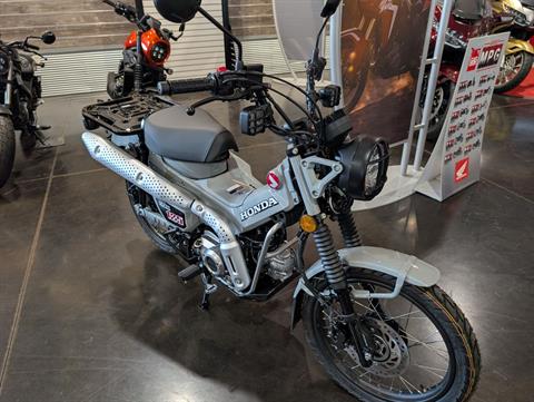 New 2025 Honda Trail125 Pearl Smoky Gray | Motorcycles for Sale at