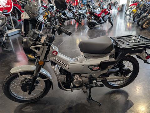 New 2025 Honda Trail125 Pearl Smoky Gray | Motorcycles for Sale at