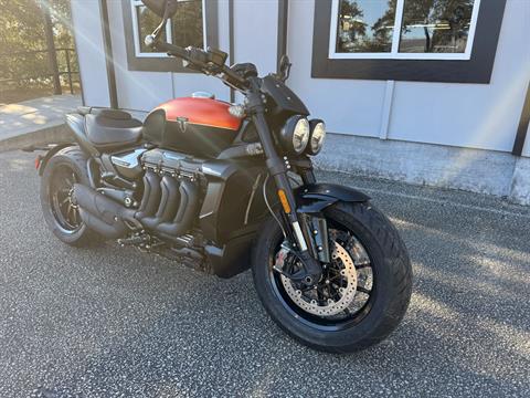Triumph Rocket 3R 20-2024 Matt Black Handguard/Wind Deflectors Powerbr | STP Racing Products