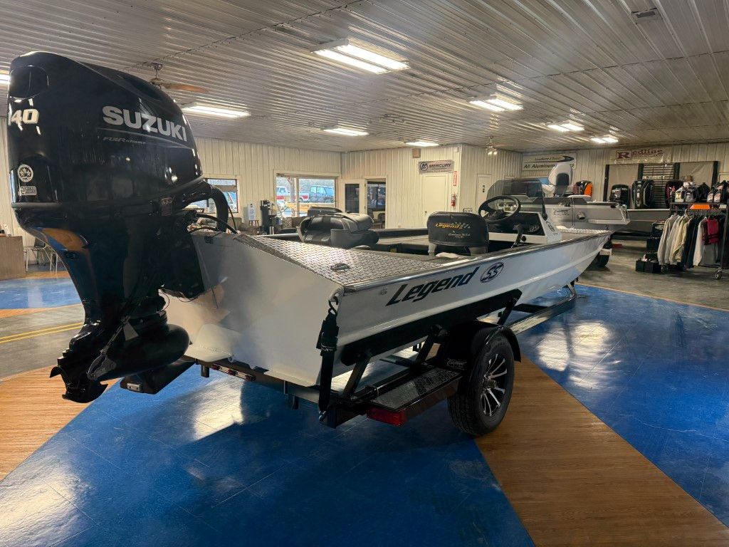 New 2025 Legend SS 18x60 Flat Bottom with Outboard Suzuki 140 Jet