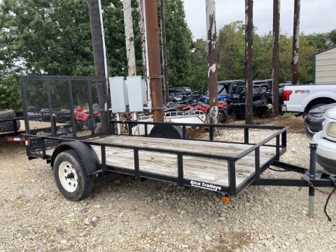 2005 Rice Trailers 12' Flatbed Utility Trailer — photo 1 of 5