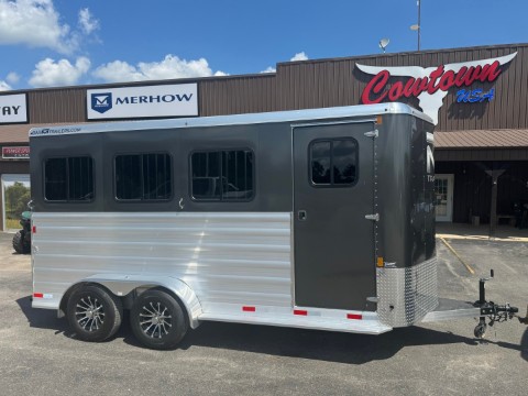 2026 Bar-M Three Horse Slant Load Bumper Pull Trailer — photo 1 of 7