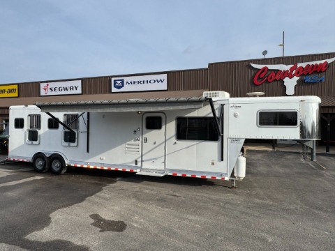 2003 Sooner Four Horse Living Quarters Trailer with LP Generator — photo 1 of 14