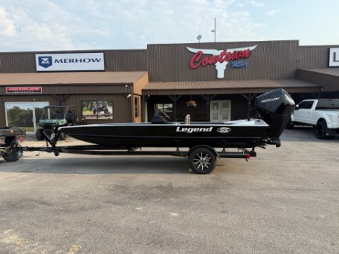 2026 Legend 18x60V Bass Boat with Mercury 200 HP Outboard Jet Drive Engine — photo 1 of 16