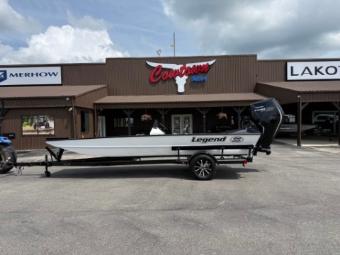 2026 Legend 18x56 Flat Bottom Outboard Jet Boat with 250 Pro-XS Mercury Jet Engine — photo 1 of 16