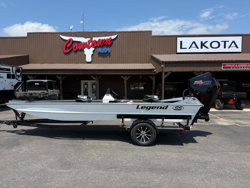 New 2025 Legend SS 18x60 Flat Bottom with Outboard Mercury