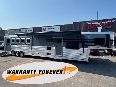 2027 Lakota Trailers Infinity 8516 Side Load Five Horse Trailer with Drop-Down Bunk Bed — photo 1 of 20