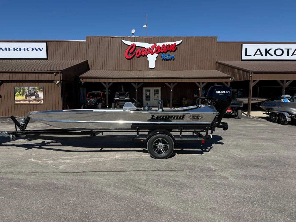 New 2025 Legend SS Semi-V Polished Sport Model Outboard Jet Boat