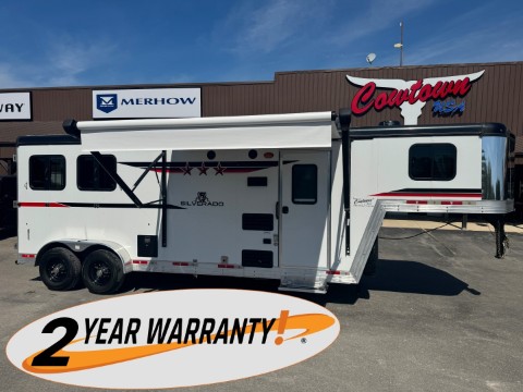 2024 Bison 7209 Two-Horse Living Quarters Trailer — photo 1 of 18