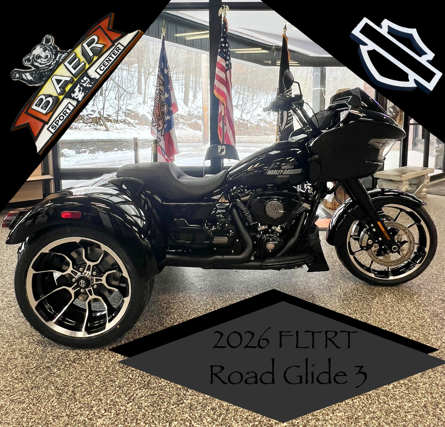 New 2026 Harley-Davidson Road Glide® 3 Motorcycle - Specs, Price