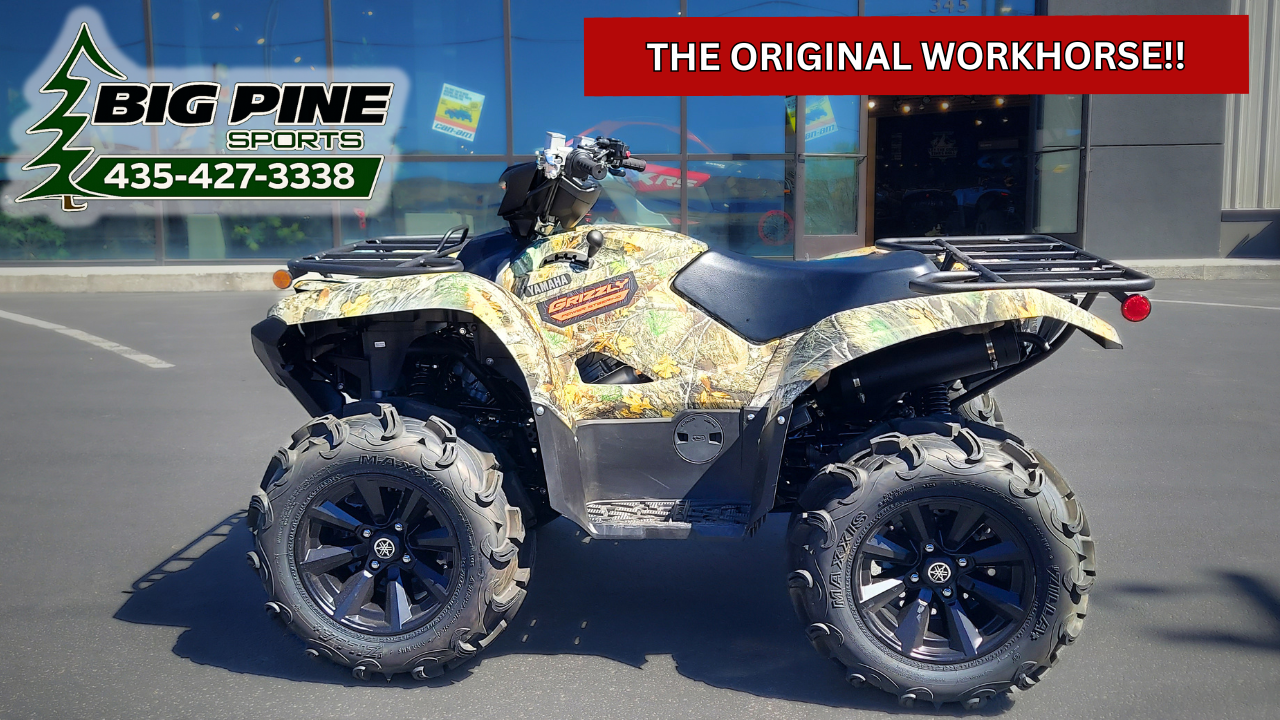 2026 Yamaha Grizzly EPS Camo in Fairview, Utah - Photo 1