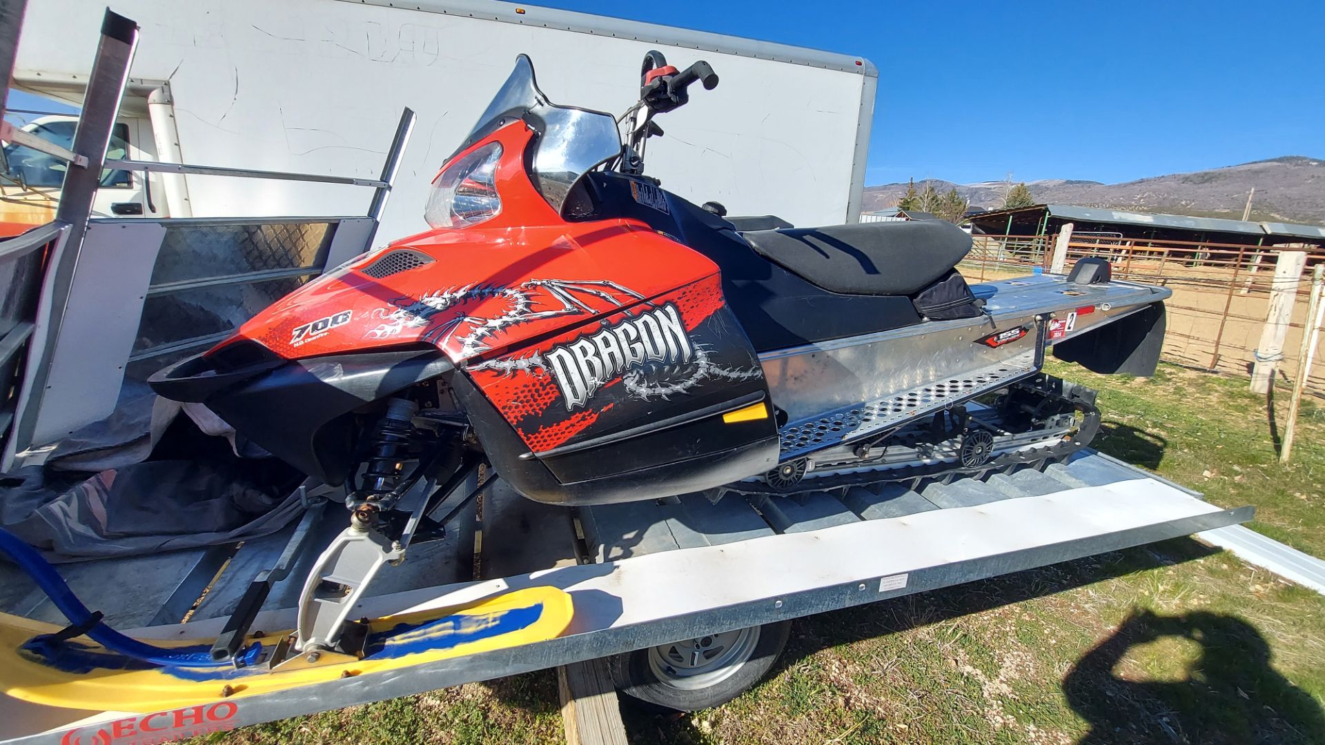 2008 Polaris 700 Dragon RMK 155 in Fairview, Utah - Photo 1