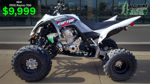 2026 Yamaha Raptor 700 in Fairview, Utah - Photo 1