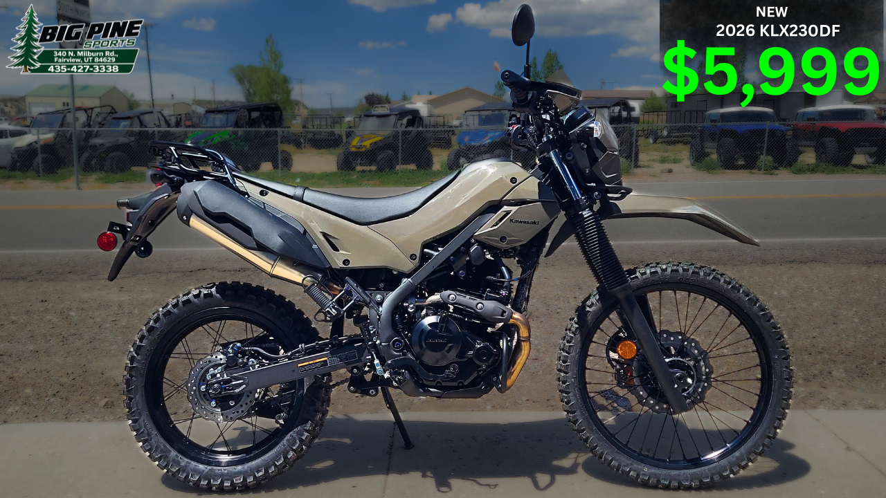 2026 Kawasaki KLX®230 DF ABS in Fairview, Utah - Photo 1