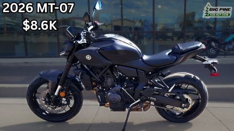 2026 Yamaha MT-07 in Fairview, Utah - Photo 1
