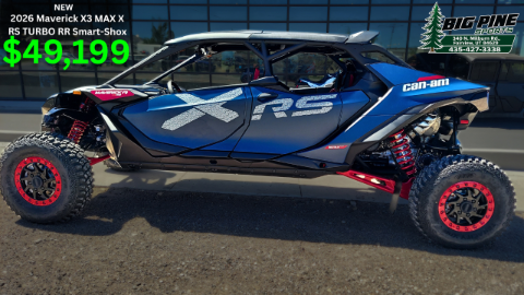 2026 Can-Am Maverick X3 MAX X RS TURBO RR Smart-Shox with 10.25 in. touchscreen display in Fairview, Utah - Photo 1