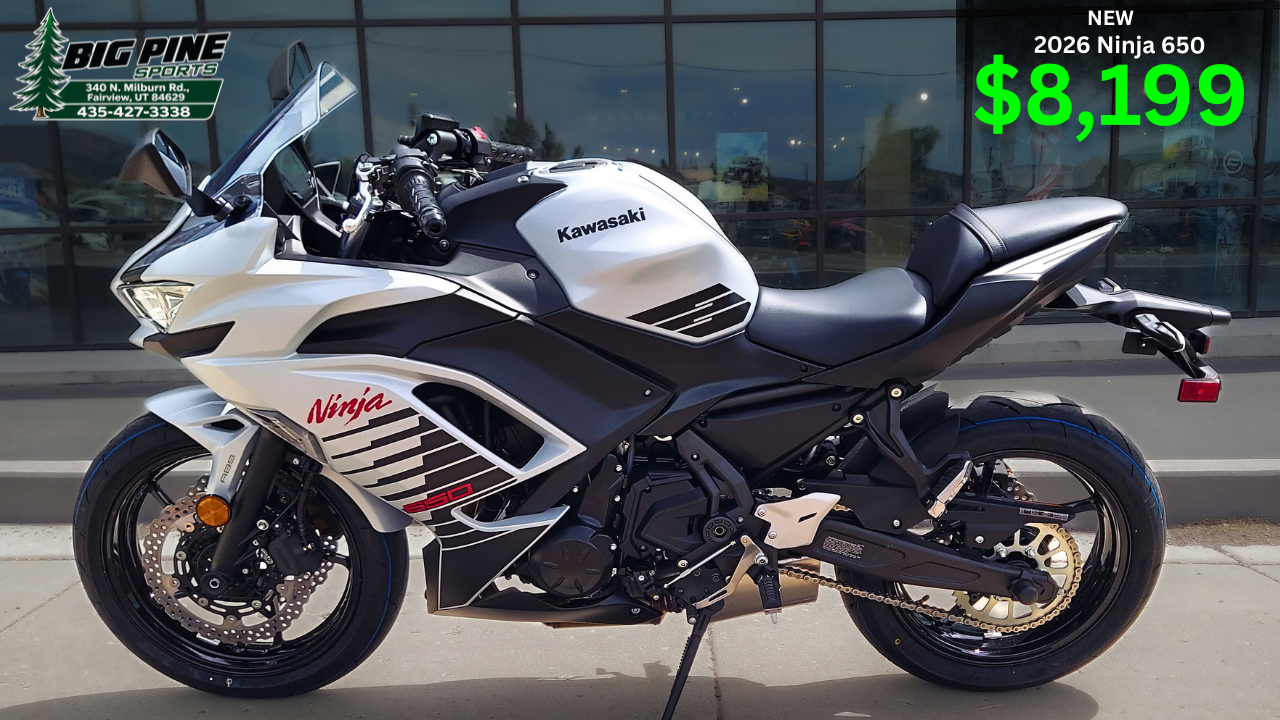 2026 Kawasaki Ninja® 650 in Fairview, Utah - Photo 1
