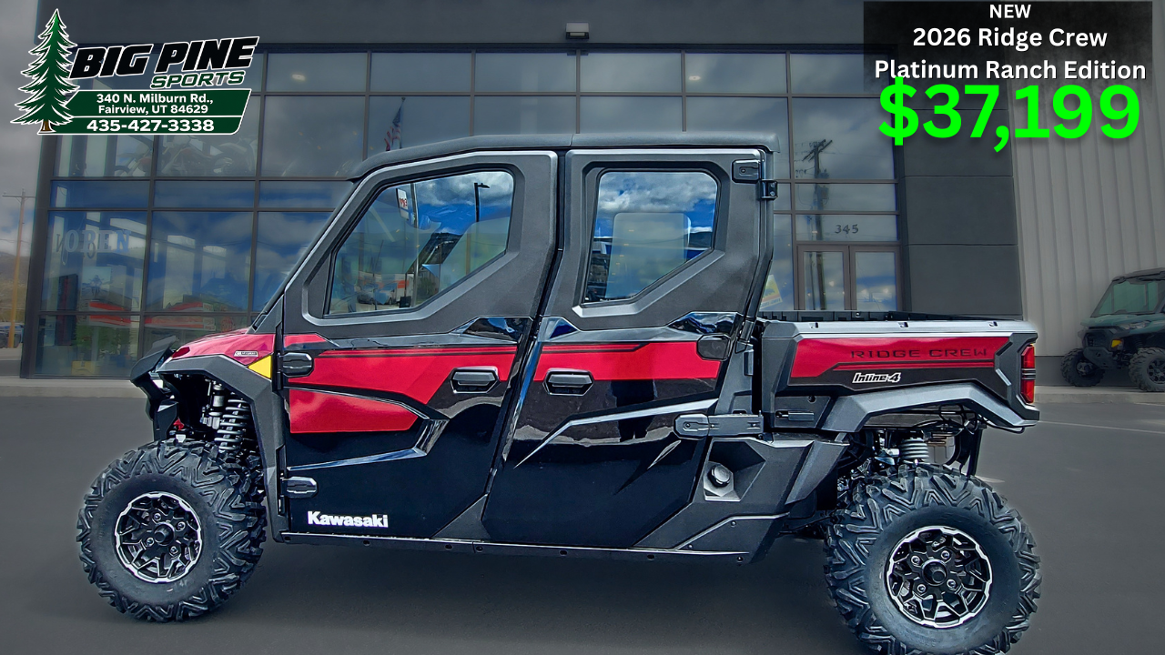 2026 Kawasaki RIDGE® CREW Platinum Ranch Edition HVAC in Fairview, Utah - Photo 1