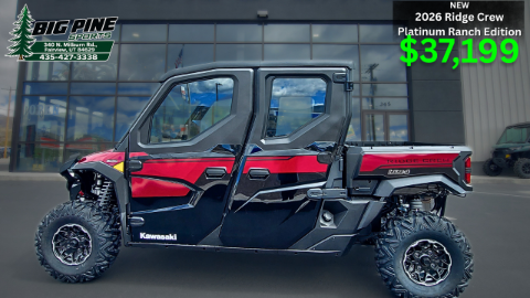 2026 Kawasaki RIDGE® CREW Platinum Ranch Edition HVAC in Fairview, Utah - Photo 1