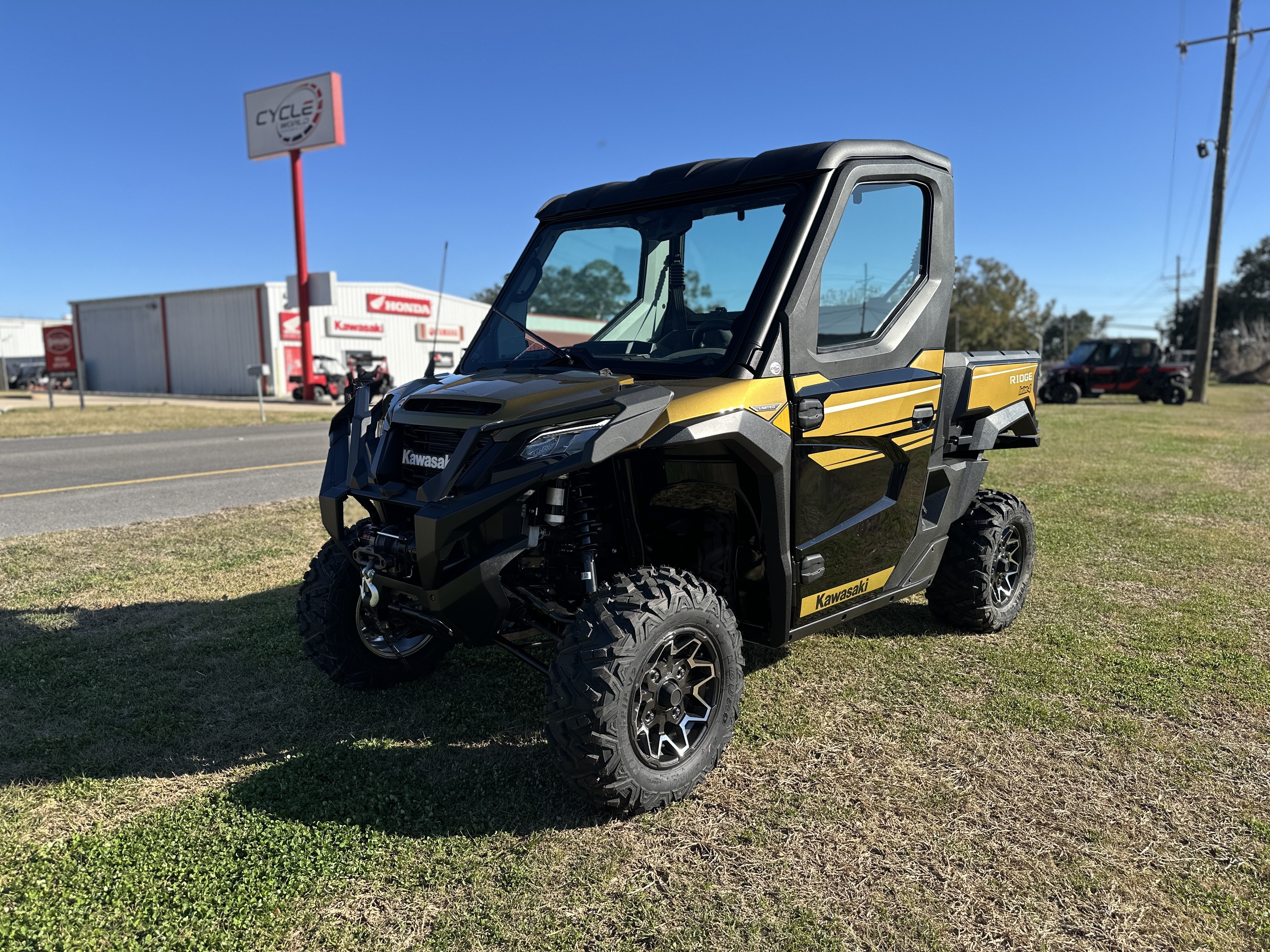 2025 Kawasaki RIDGE Limited HVAC, Houma LA | New Utility Vehicles