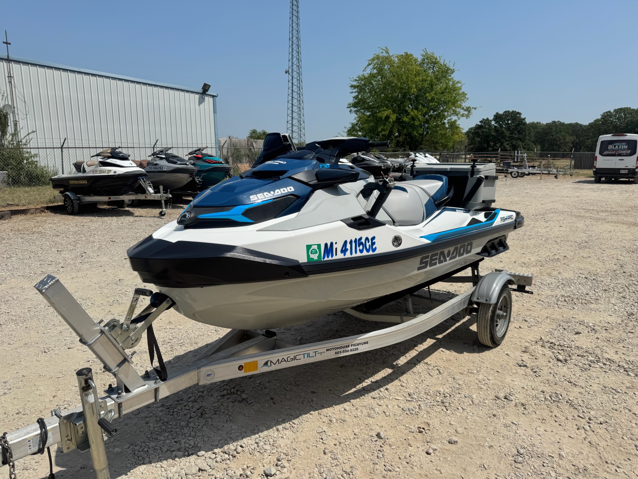 2023 Sea-Doo FishPro Sport 170 + iDF iBR 5