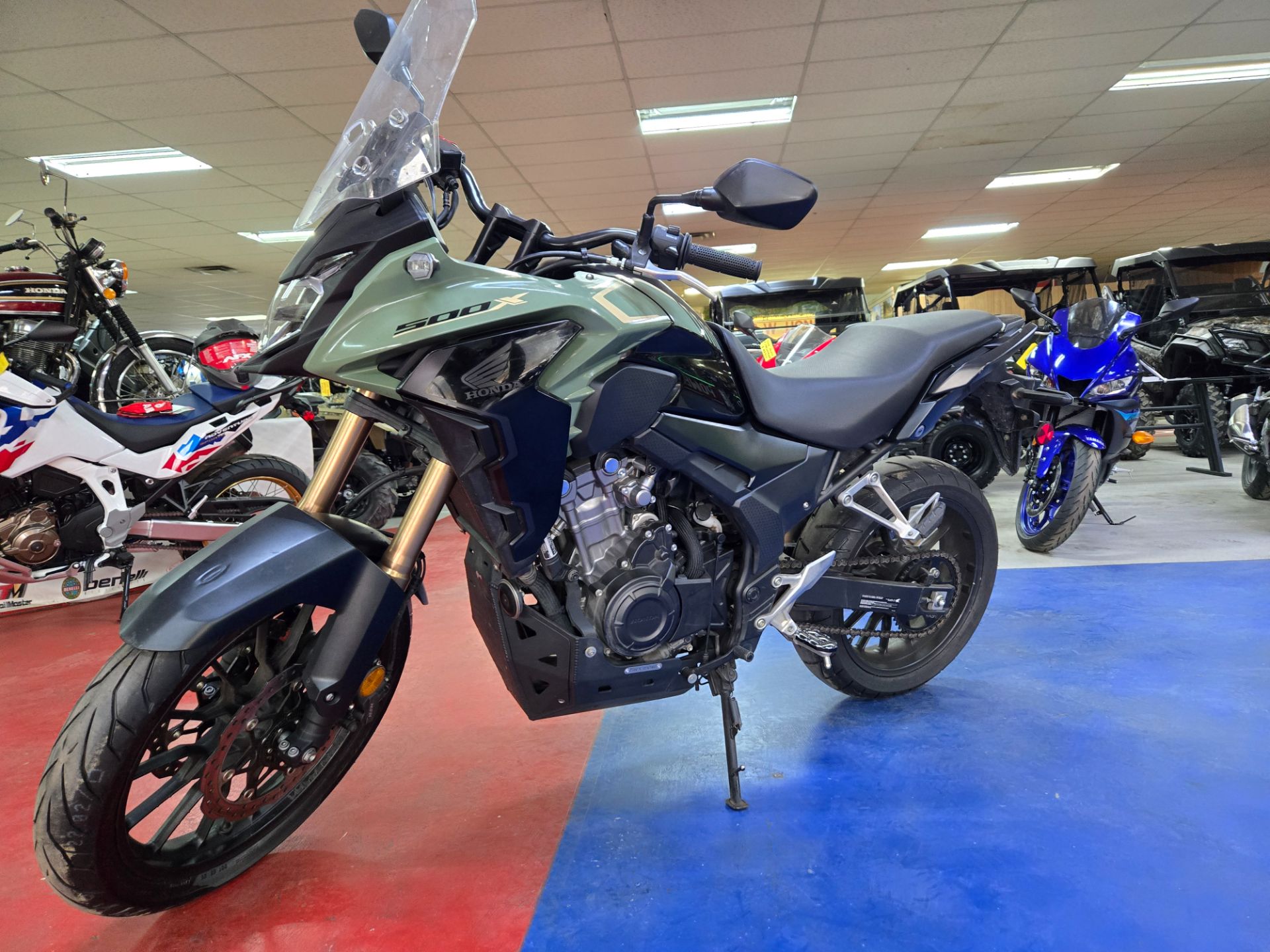 Used 2023 Honda CB500X ABS Pearl Organic Green | Motorcycles in
