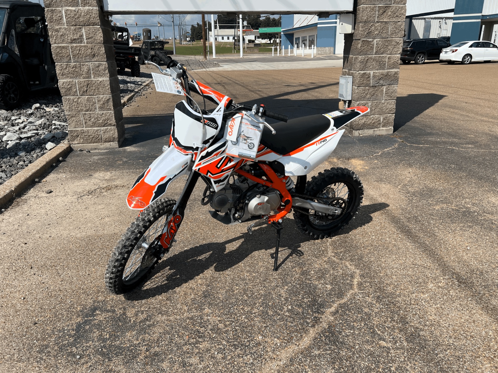 New 2025 Kayo TT 140 White | Motorcycles in Dyersburg TN | KAY000172