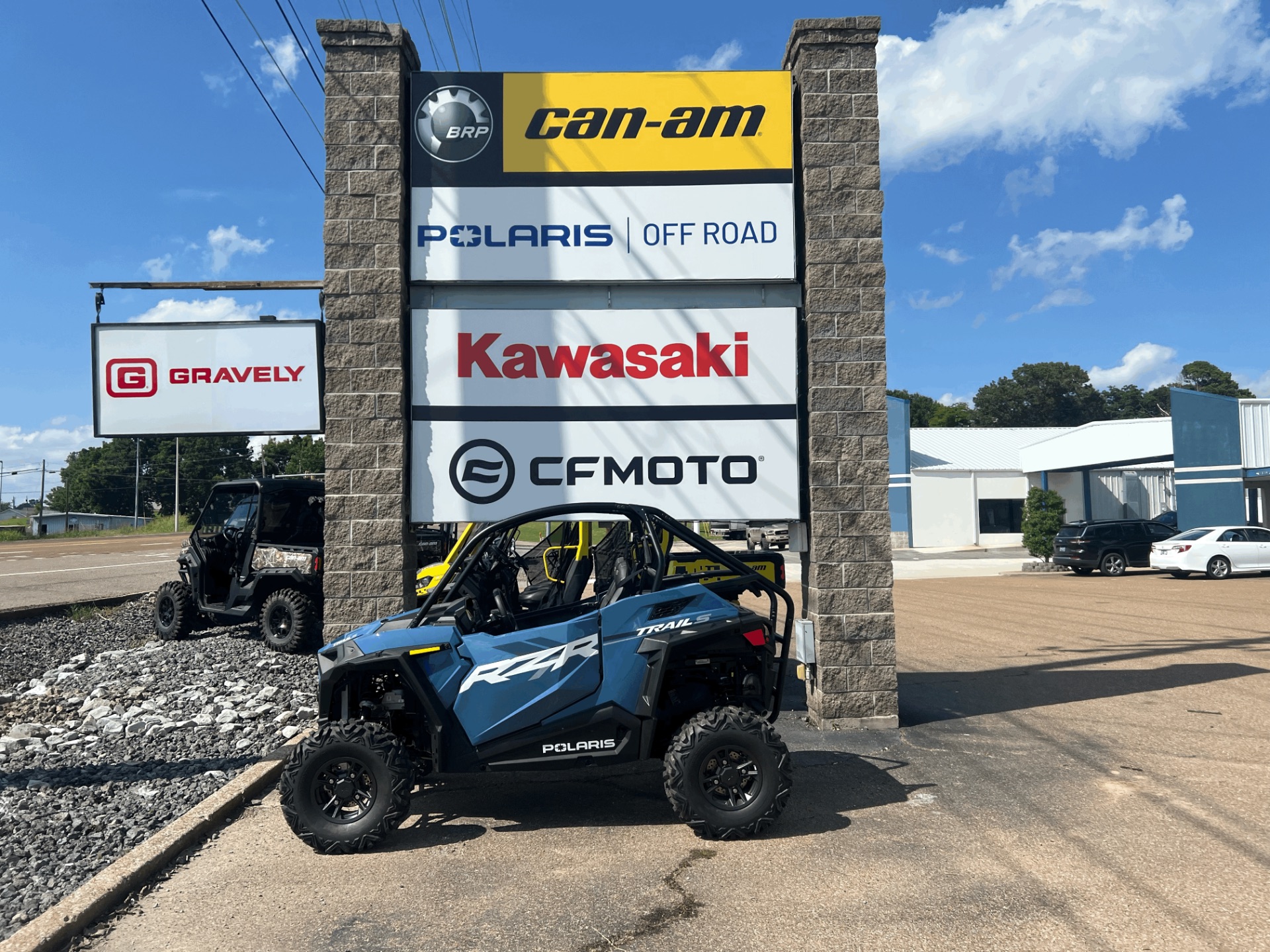 New 2025 Polaris RZR Trail S 900 Sport Zenith Blue | Utility