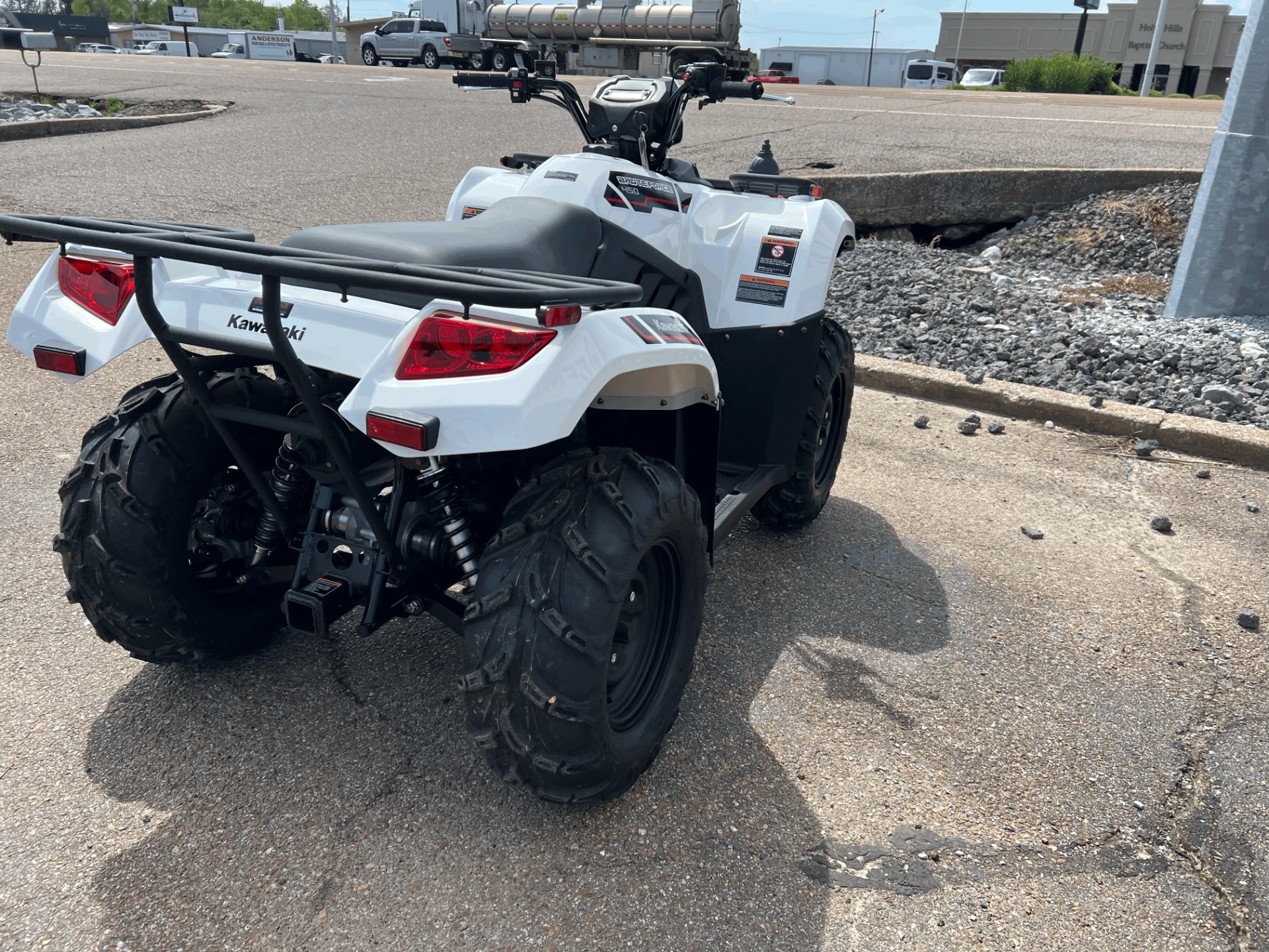 New 2025 Kawasaki Brute Force 450 4x4 White | ATVs in