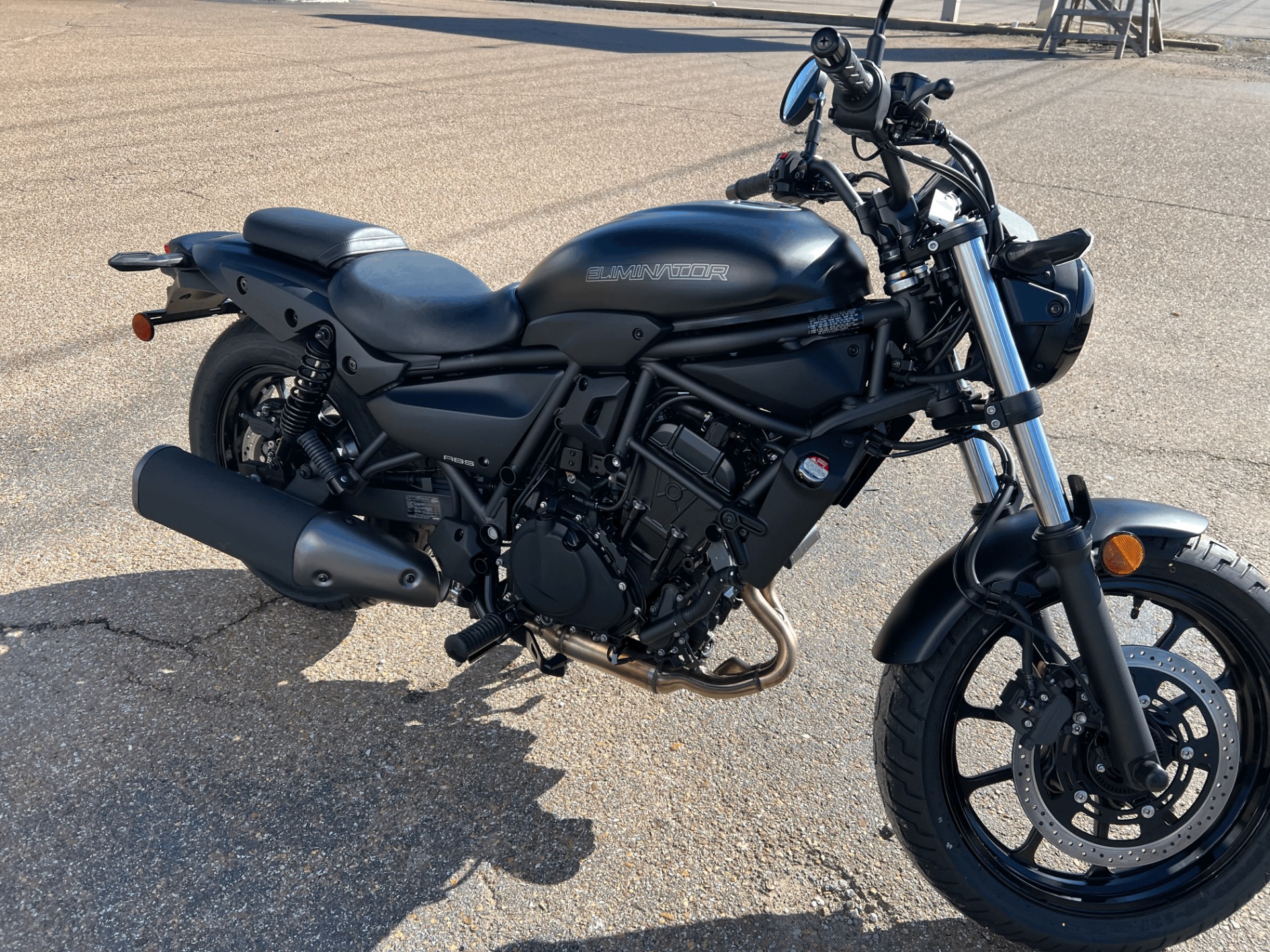 New 2025 Kawasaki Eliminator ABS Metallic Flat Spark Black