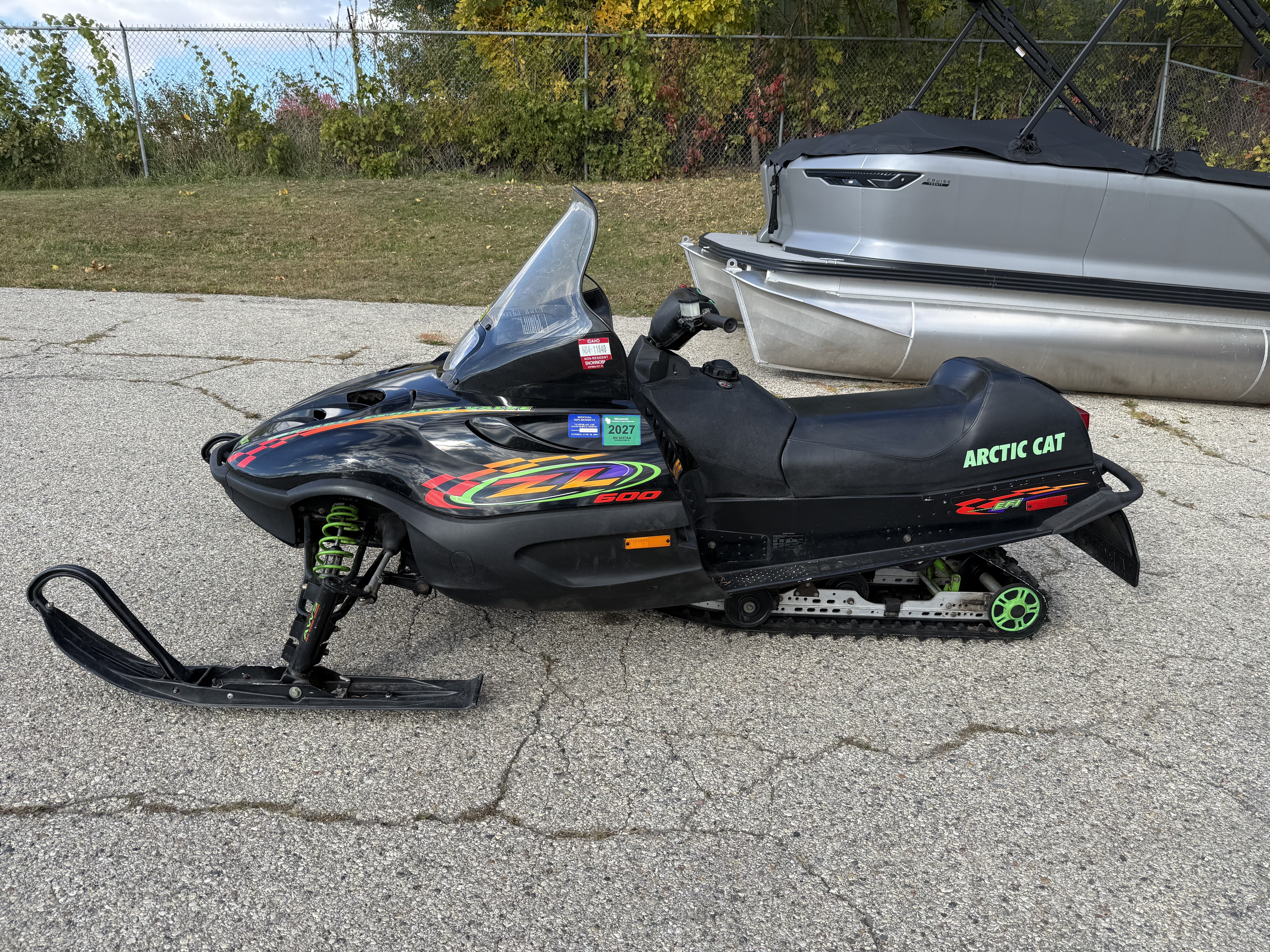 Used 2001 Arctic Cat ZL® 600 EFI Snowmobiles in Edgerton, WI