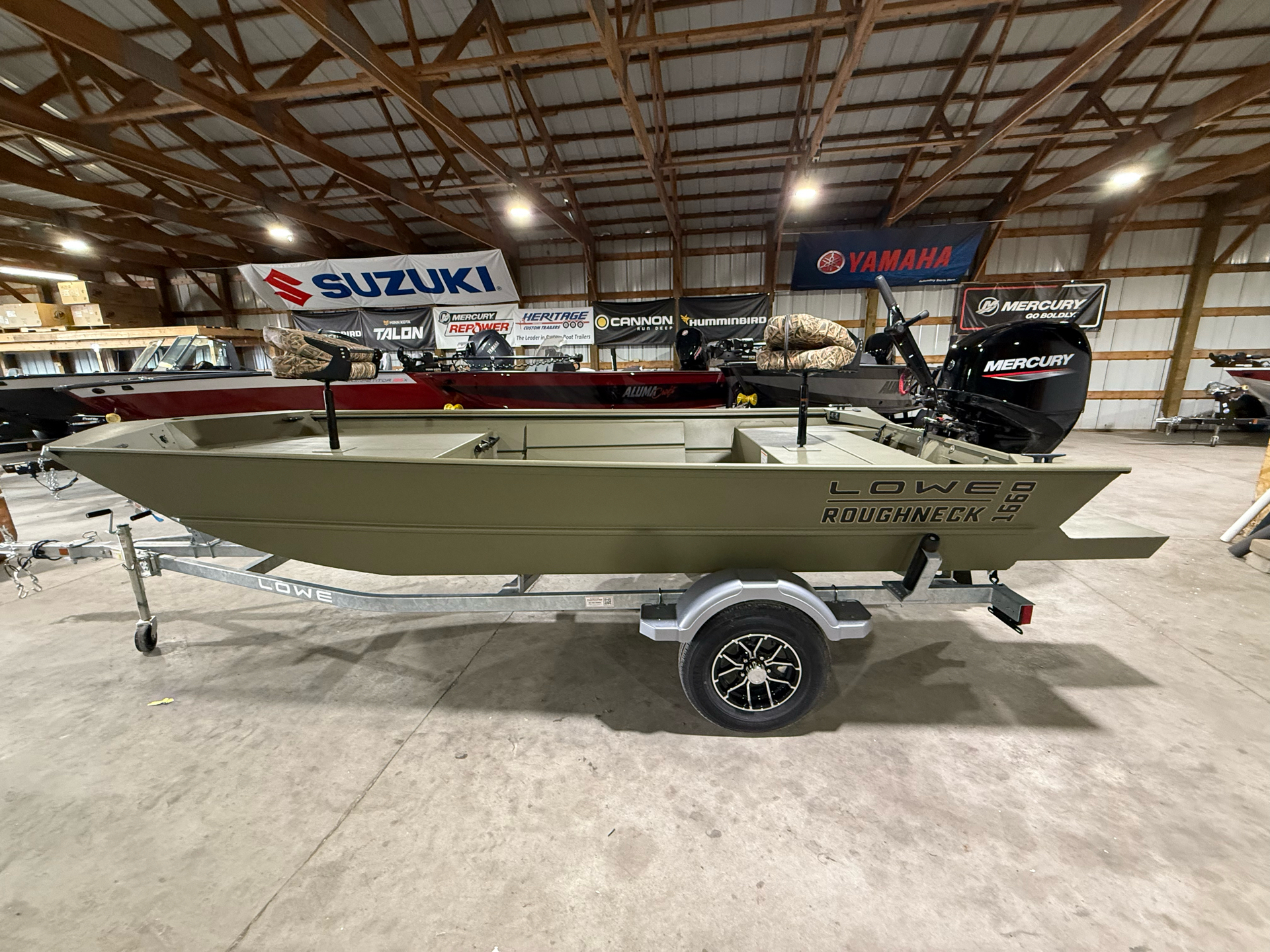 New 2025 Lowe Roughneck 1660 Power Boats Outboard in Edgerton, WI