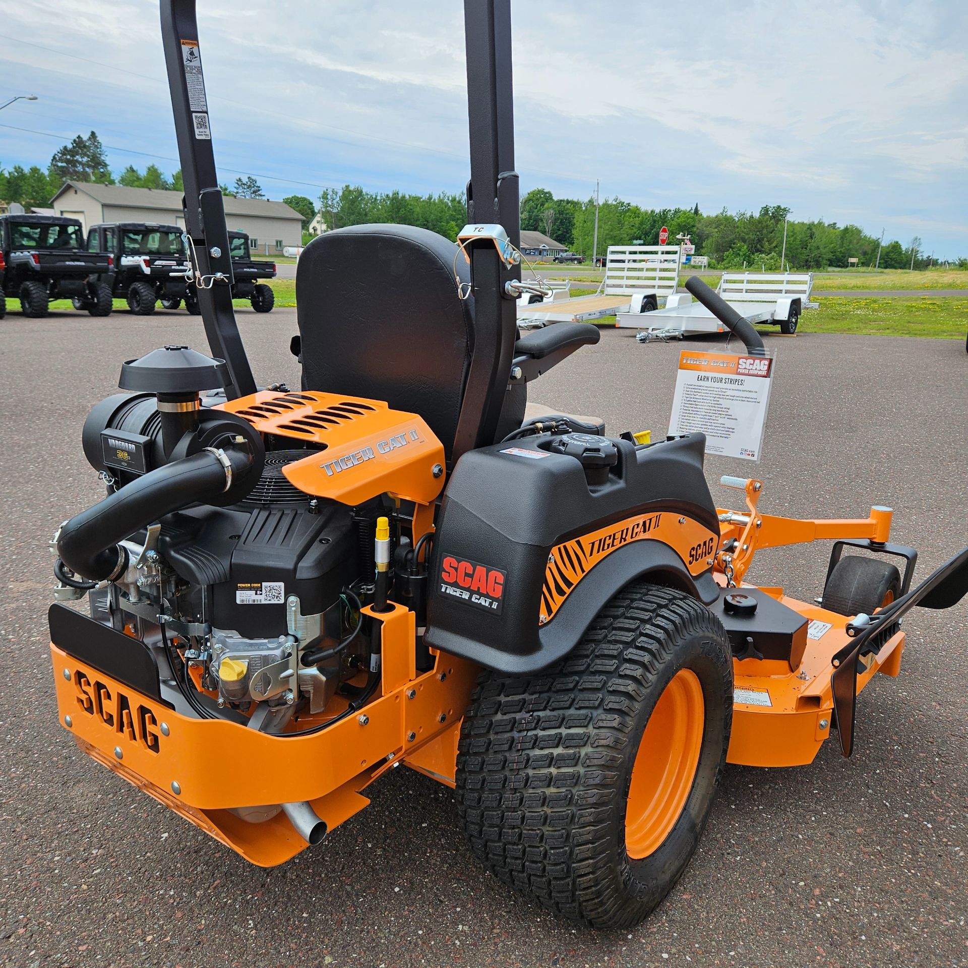2025 SCAG Power Equipment Tiger Cat II 61 Briggs Stratton Vanguard  Big Block 36 hp