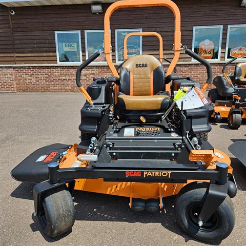 New 2024 SCAG Power Equipment Patriot 52 Briggs CXi Series 27