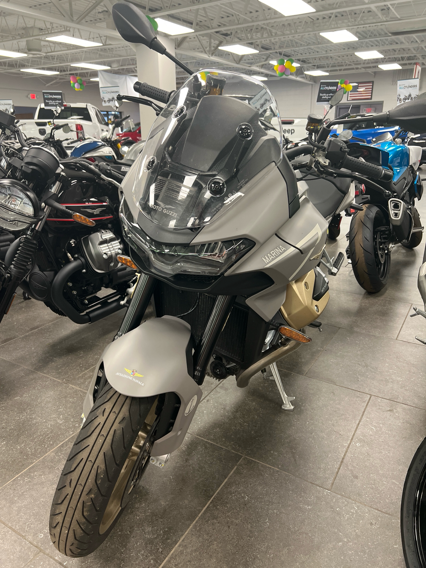 New 2024 Moto Guzzi V100 Mandello Aviazione Navale, Williamson NY