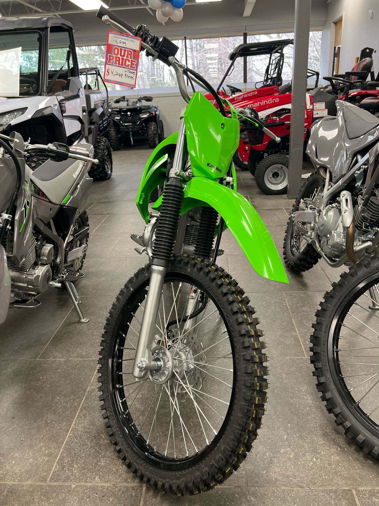 New 2025 Kawasaki KLX 140R F, Williamson NY | Specs, Price