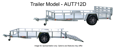 2026 Sporthaven Trailers 7x12 Deluxe - Aluminum Utility