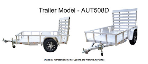 2026 Sporthaven Trailers 5x8 Deluxe - Aluminum Utility