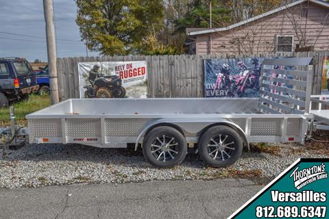 2024 Sporthaven Trailers AUT 7x14 Tandem Deluxe, ATP Sides — photo 1 of 3