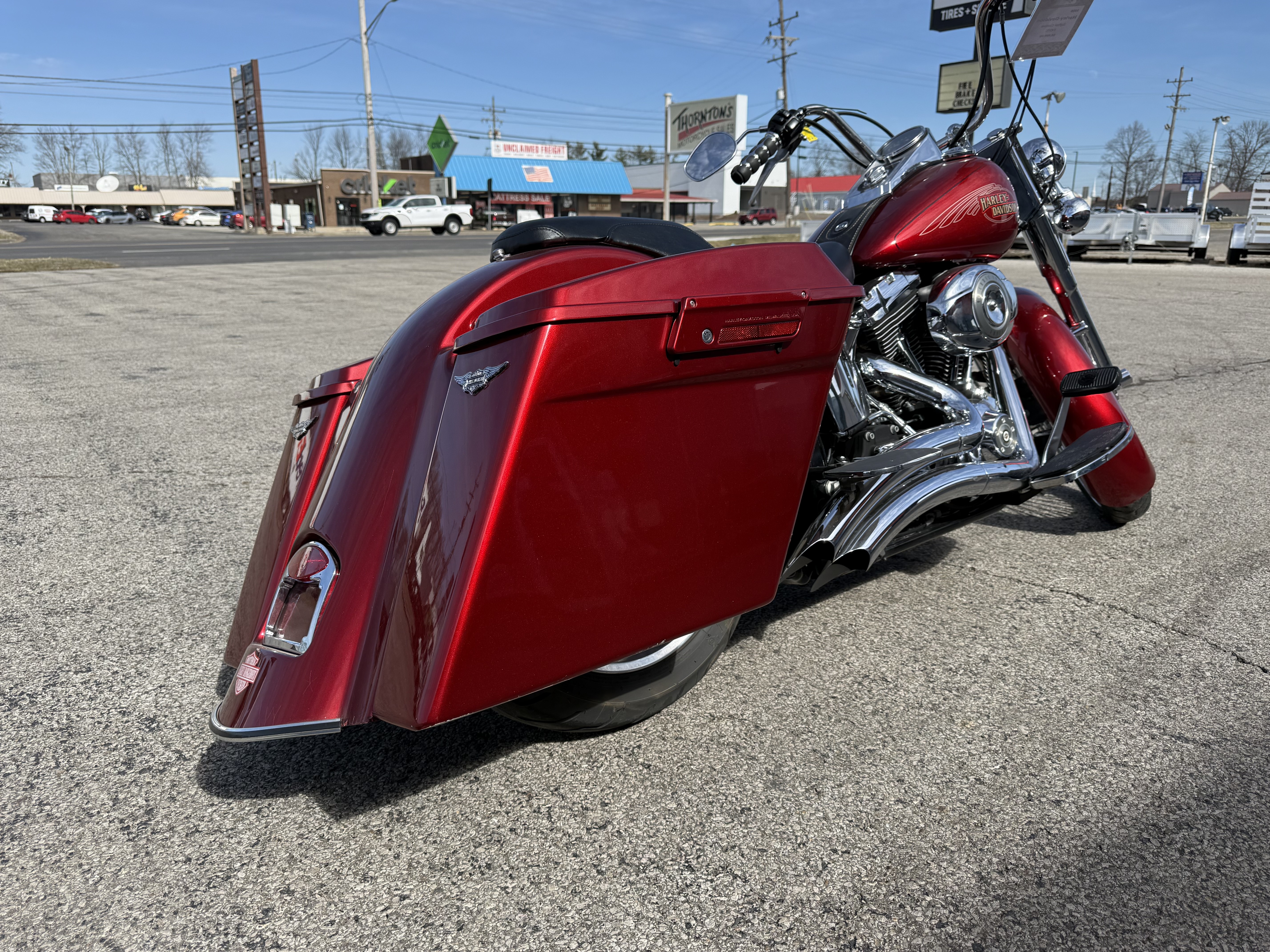 HARLEY-DAVIDSON 切り替えブルゾン　レザー×ナイロン　ボルドー Used 2008 Harley-Davidson Softail® Custom, Versailles & Madison IN