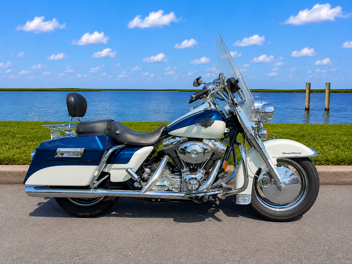 Used 2003 Harley-Davidson FLHRCI Road King® Classic Pearl White