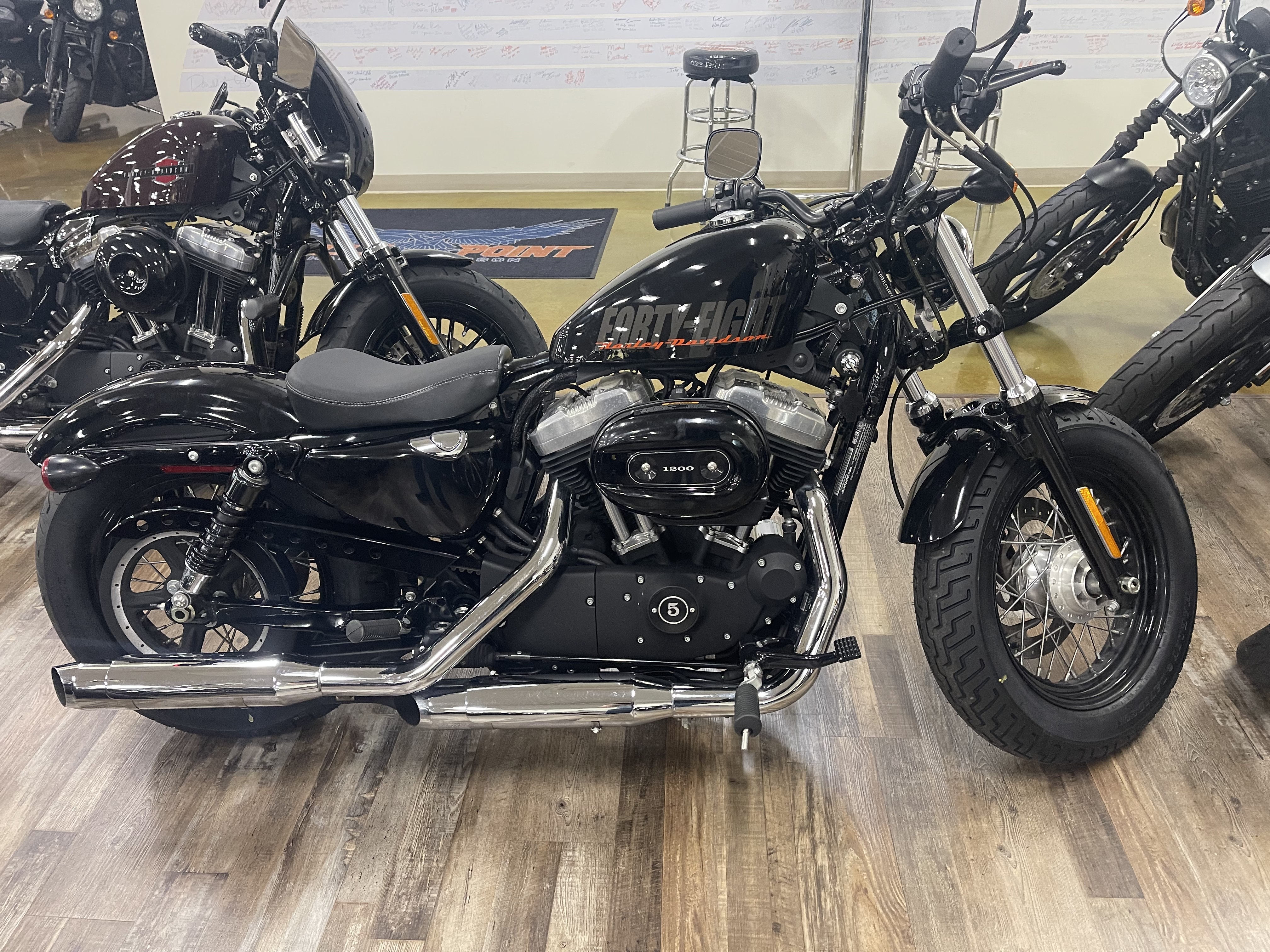 極美品Harley Davidson ブラック ダブルライダース Mサイズ40位 Used 2015 Harley-Davidson Forty-Eight® Vivid Black | Motorcycles